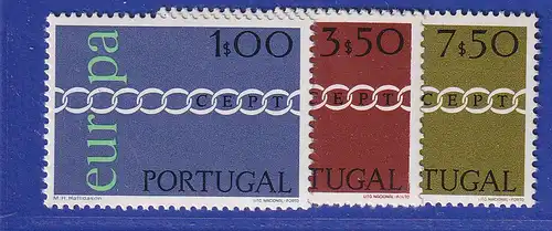 Portugal 1971 Europa Mi.-Nr. 1127-1129 postfrisch **