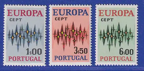 Portugal 1972 Europa Mi.-Nr. 1166-1168 postfrisch **