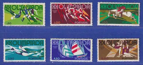 Portugal 1972 Olympische Spiele München Mi.-Nr. 1172-1177 postfrisch **