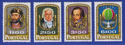 Portugal 1972 150 Jahre Unabhängigkeit Brasilien Mi.-Nr. 1181-1184 postfrisch **