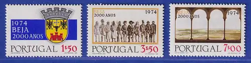 Portugal 1974 2000 Jahre Stadt Beja Mi.-Nr. 1260-1262 postfrisch **