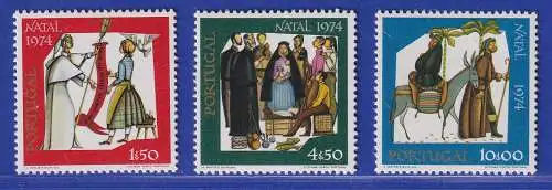 Portugal 1974 Weihnachten Mi.-Nr. 1263-1265 postfrisch **