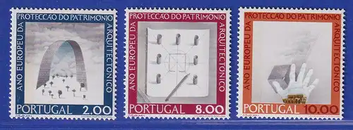 Portugal 1975 Europäisches Denkmalschutzjahr Mi.-Nr. 1298-1300 **