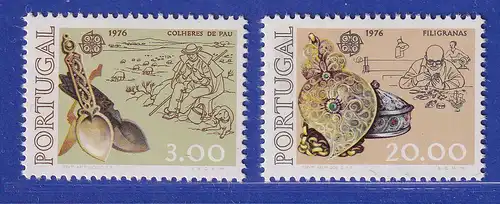 Portugal 1976 Europa - Kunsthandwerk Mi.-Nr.1311-1312 postfrisch **