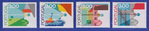 Portugal 1976 Kampf gegen das Analphabetentum Mi.-Nr. 1322-1325 postfrisch **