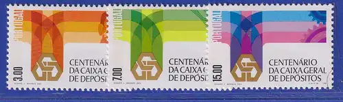 Portugal 1976 100 Jahre Treuhandbank Mi.-Nr. 1332-1334 postfrisch **