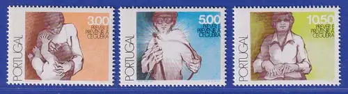 Portugal 1976 Kampf gegen die Blindheit Mi.-Nr. 1340-1342 postfrisch **