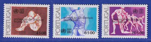 Portugal 1977 Bekämpfung des Rheumatismus Mi.-Nr. 1357-1359 postfrisch **