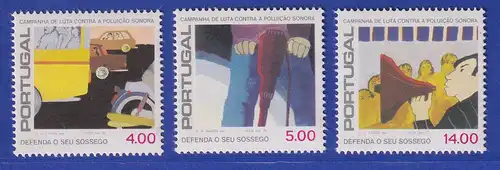 Portugal 1979 Lärmschutzkampagne Mi.-Nr. 1436-1438 **