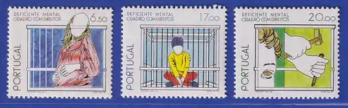 Portugal 1979 Integration geistig Behinderter Mi.-Nr. 1448-1450 postfrisch **