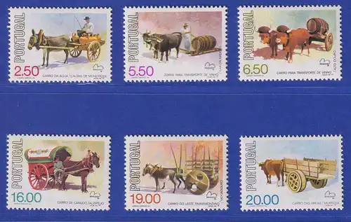 Portugal 1979 BRASILIANA 79 - Fuhrwerke Mi.-Nr. 1453-1458 postfrisch **