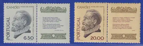 Portugal 1980 400. Todestag Luis de Camões Mi.-Nr. 1494-1495 postfrisch **