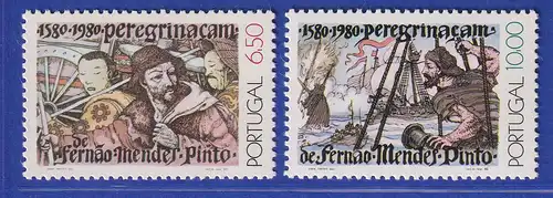 Portugal 1980 Fernão Mendes Pinto - A Peregrinação Mi.-Nr. 1496-1497 **