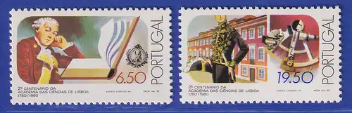 Portugal 1980 200 Jahre Akademie der Wissenschaften Mi.-Nr. 1510-1511 **
