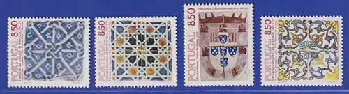 Portugal 1981 Azulejos Mi.-Nr. 1528, 1535, 1539, 1548 postfrisch **