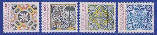 Portugal 1982 Azulejos Mi.-Nr. 1557, 1568, 1576, 1582 postfrisch **