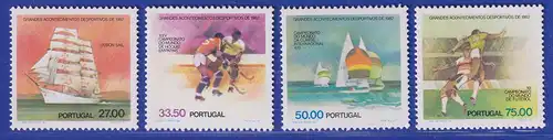 Portugal 1982 Sportereignisse Mi.-Nr. 1558-1561 postfrisch **