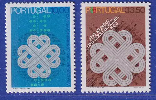 Portugal 1983 Weltkommunikationsjahr Mi.-Nr. 1586-1587 postfrisch **