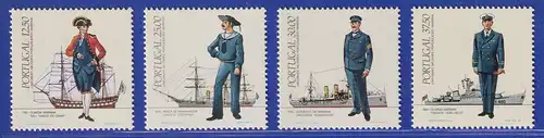 Portugal 1983 Militär-Uniformen Marine Mi.-Nr. 1588-1591 postfrisch **