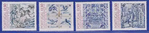 Portugal 1983 Azulejos Mi.-Nr. 1592, 1603, 1611, 1614 postfrisch **