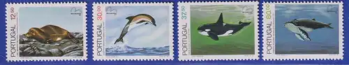 Portugal 1983 Meeressäugetiere - BRASILIANA Mi.-Nr. 1604-1607 postfrisch **