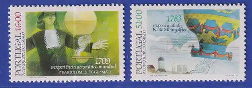 Portugal 1983 200 Jahre Luftfahrt Mi.-Nr. 1612-1613 postfrisch **