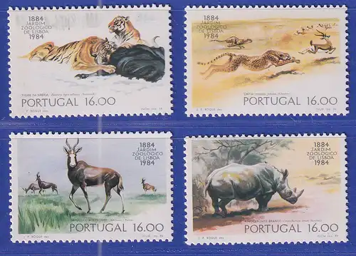 Portugal 1984 100 Jahre Zoo von Lissabon Tiere Mi.-Nr. 1617-1620 postfrisch **