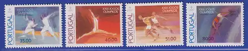 Portugal 1984 Olympische Spiele Los Angeles Mi.-Nr. 1635-1638 postfrisch **
