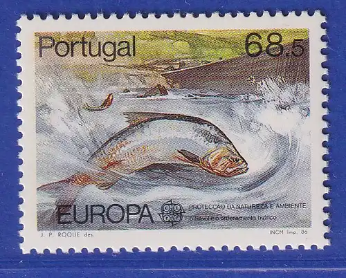 Portugal 1986 Natur- und Umweltschutz - Maifisch Mi.-Nr. 1690 **