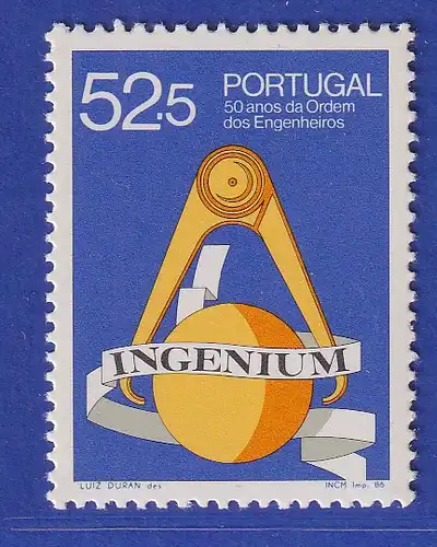 Portugal 1986 50 Jahre Ingenieursverband Mi.-Nr. 1703 postfrisch **