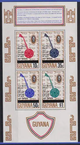 Guyana 1977 Afrika-Festival Mi.-Nr. Block 9 postfrisch **
