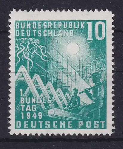Bundesrepublik 1949 Erster Deutscher Bundestag Mi.-Nr. 111 postfrisch **