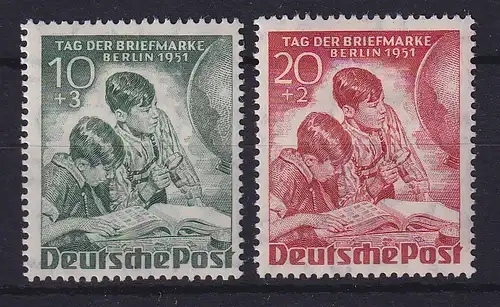 Berlin 1951 Tag der Briefmarke Mi.-Nr. 80-81 ungebraucht *