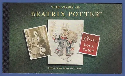 Großbritannien 1993 Prestige-Markenheftchen BEATRIX POTTER  MH 103