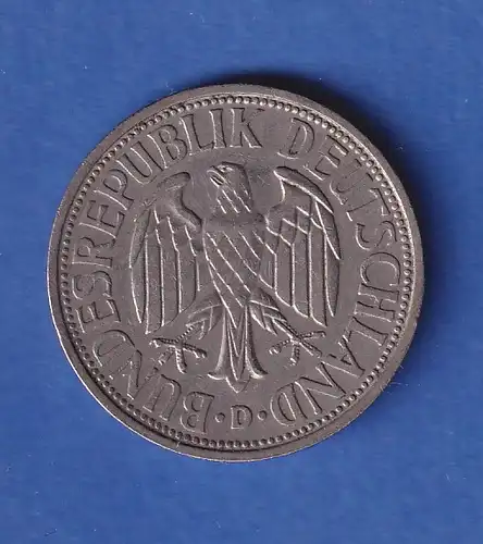 Bundesrepublik Kursmünze 2 Mark  Prägestätte D 1951