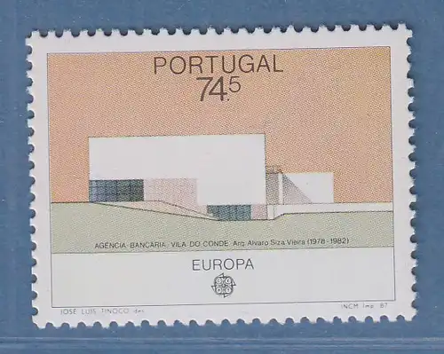 Portugal 1987 Europa Moderne Architektur Mi.-Nr. 1722 **