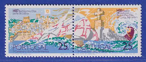 Portugal 1987 500. Jahrestag der Reise von Bartolomeu Diaz Mi.-Nr. 1727-28 **