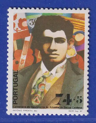 Portugal 1987 Amadeo de Souza-Cardoso Maler Mi.-Nr. 1731 **