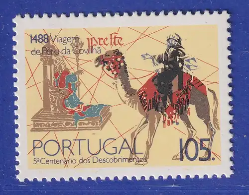 Portugal 1988 500. Jahrestag der Reise von Pé Covilha Mi.-Nr. 1747 **