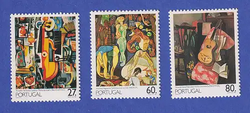 Portugal 1988 Gemälde des 20. Jahrhunderts Mi.-Nr. 1759-61 **