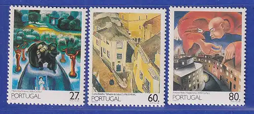 Portugal 1988 Gemälde des 20. Jahrhunderts  Mi.-Nr. 1769-71 **