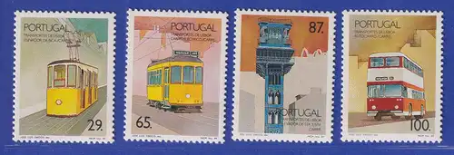 Portugal 1989 Transportmittel in Lissabon Mi.-Nr. 1787-90 **