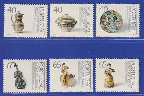 Portugal 1992 Fayencen (III). Mi.-Nr. 1895-1900 **