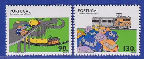 Portugal 1993 Internationaler Eisenbahnkongress Lissabon Mi.-Nr. 1978-79 **