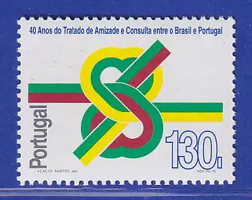 Portugal 1993 Portugiesisch-brasilianischer Freundschaftsvertrag Mi.-Nr. 1997 **