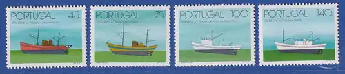 Portugal 1994 Schleppnetzschiffe der Küstenfischerei (II). Mi.- Nr. 2037-40 **