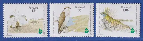Portugal 1995 Europäisches Naturschutzjahr Mi.-Nr. 2063-65 A **
