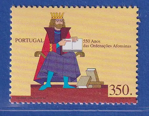 Portugal 1996  550 Jahre Älteste Kompilation königlicher Erlässe Mi.-Nr. 2140 **