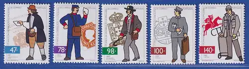 Portugal 1996 175 Jahre Zustelldienst der Post Mi.-Nr. 2148-52 **