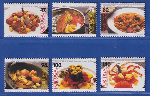 Portugal 1996 Traditionelle Speisen (I). Mi.-Nr. 2153-58 **
